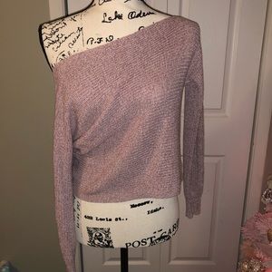 Off the shoulder sweater
